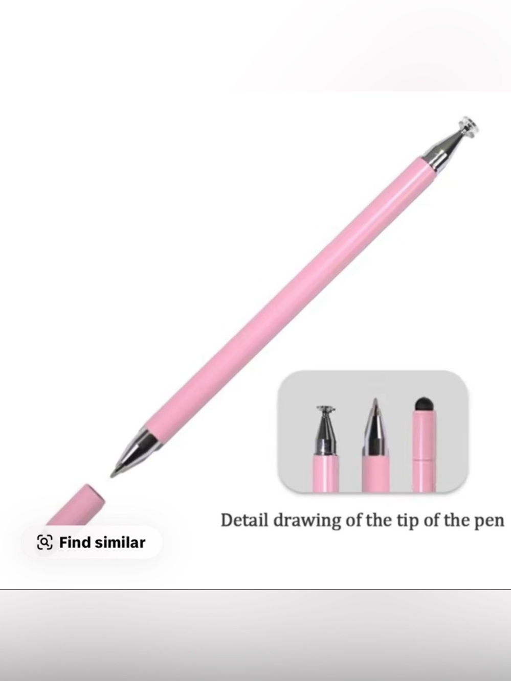Universal Pink 3-in-1 Stylus Pen for Touchscreen Devices
